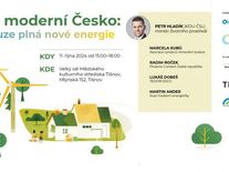 Tišnov zažije konferenci Pro moderní Česko o elektromobilitě, komunitní energetice nebo úsporných opatřeních