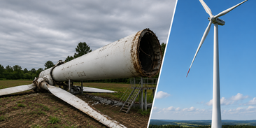 Spadl starý větrník, ne moderní turbína. Co havárie v Potštátu skutečně znamená