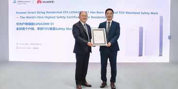 Bezpečnost pod drobnohledem: LUNA2000 S1 obstála v náročných zkouškách TÜV Rheinland